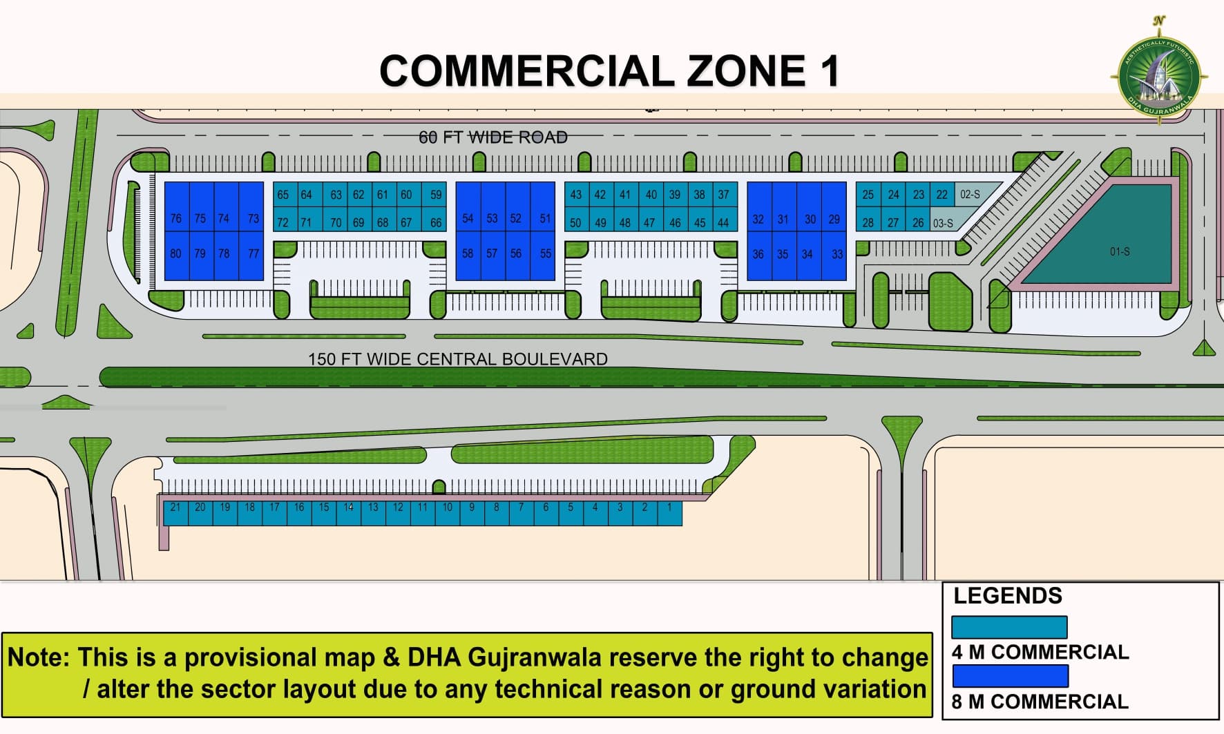 Commercial Zone 1 (CZ-01) Map - Complete Guide for Investors