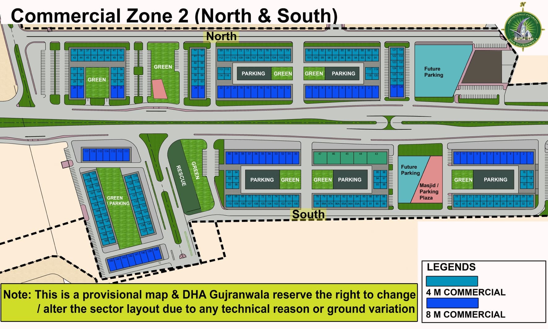DHA Gujranwala Commercial Zone 2 (CZ-02) Map - Complete Guide for Investors