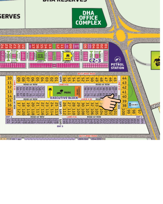 DHA Gujranwala Executive Block – 2 Kanal Residential Plot No. 39 (SBF) for Sale