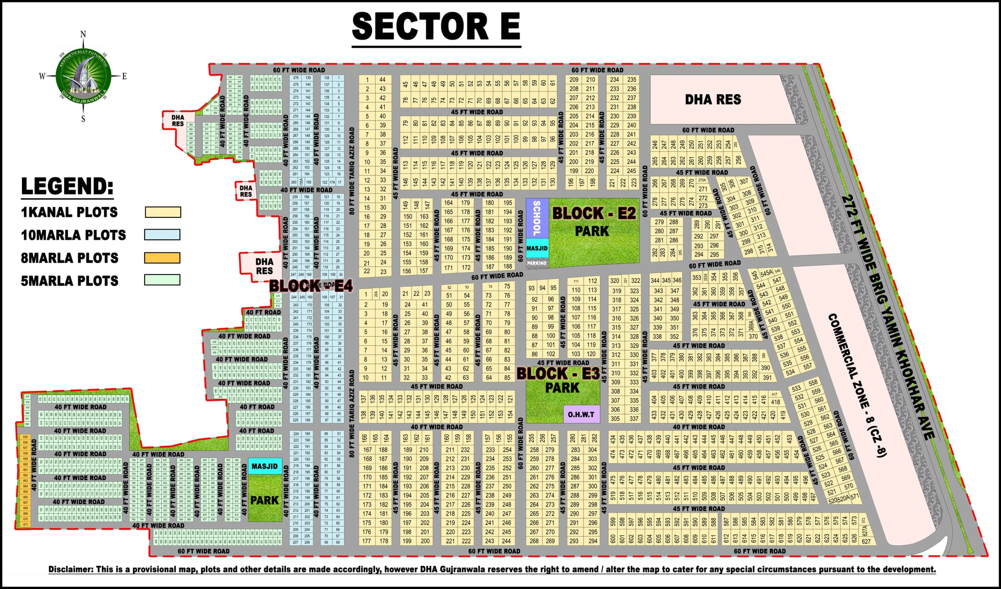 DHA Gujranwala Sector E Map: Complete Guide for Investors & Home Buyers