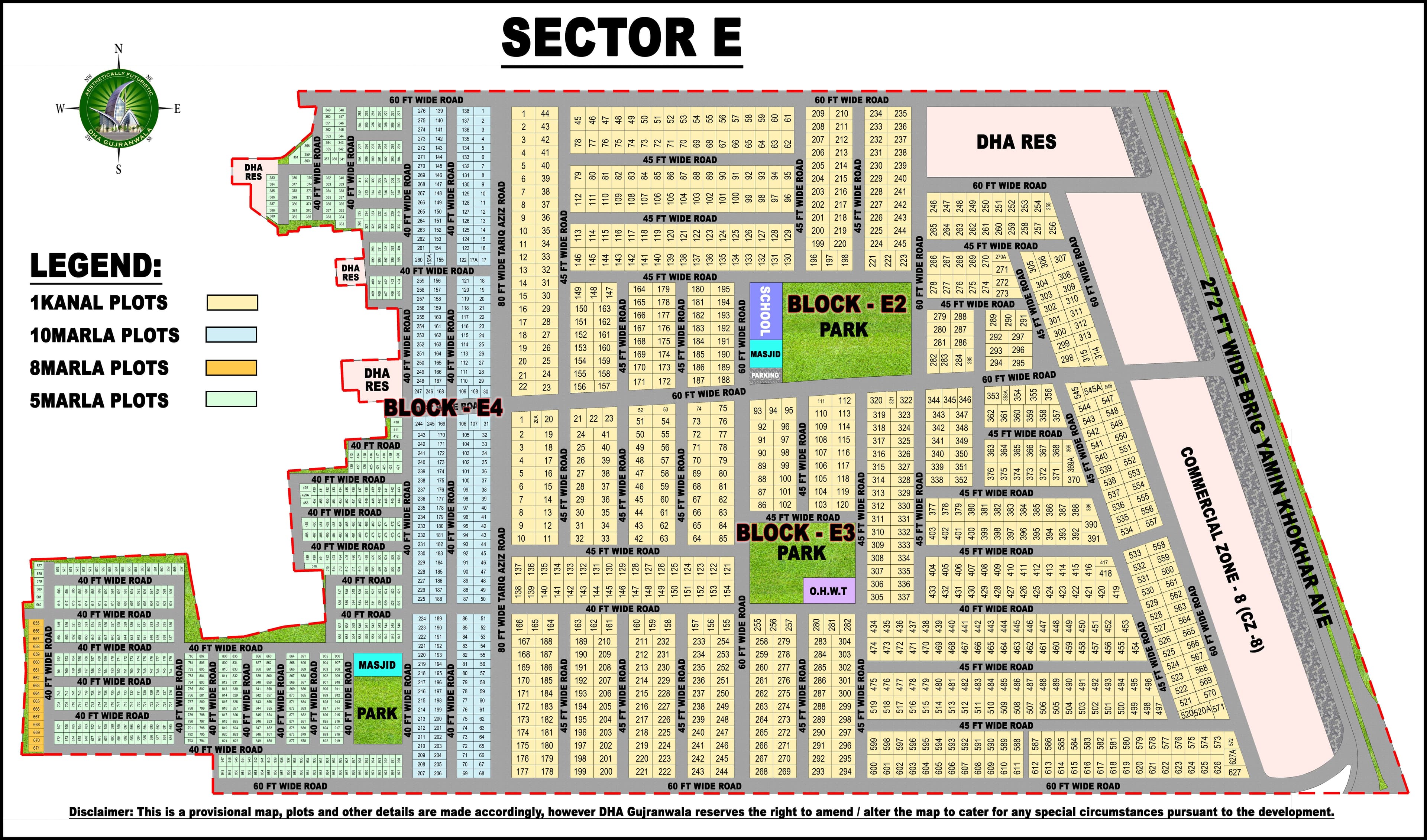 DHA Gujranwala Sector E Map: Complete Guide for Investors & Home Buyers