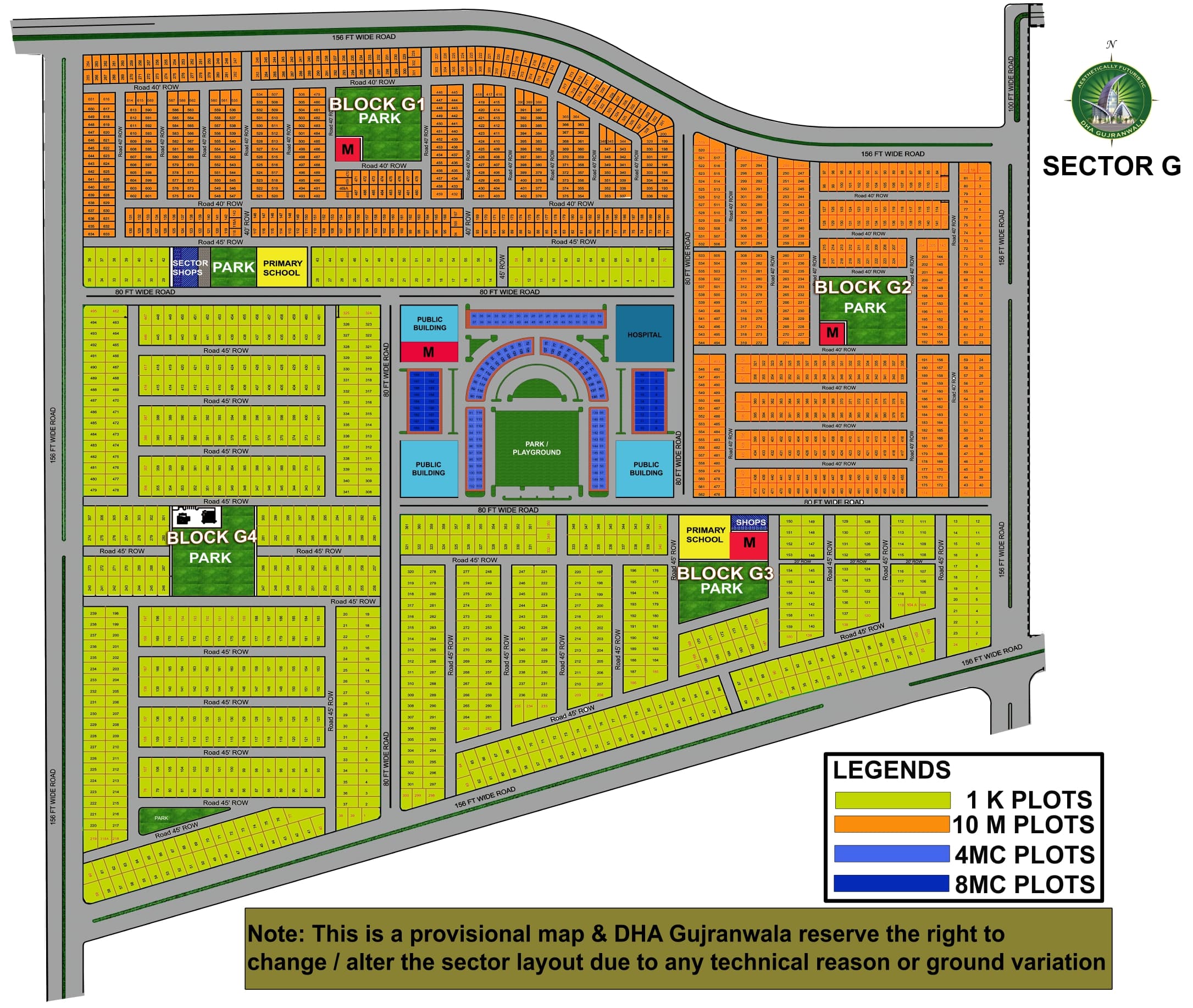 DHA Gujranwala Sector G Map: Complete Guide for Investors & Home Buyers