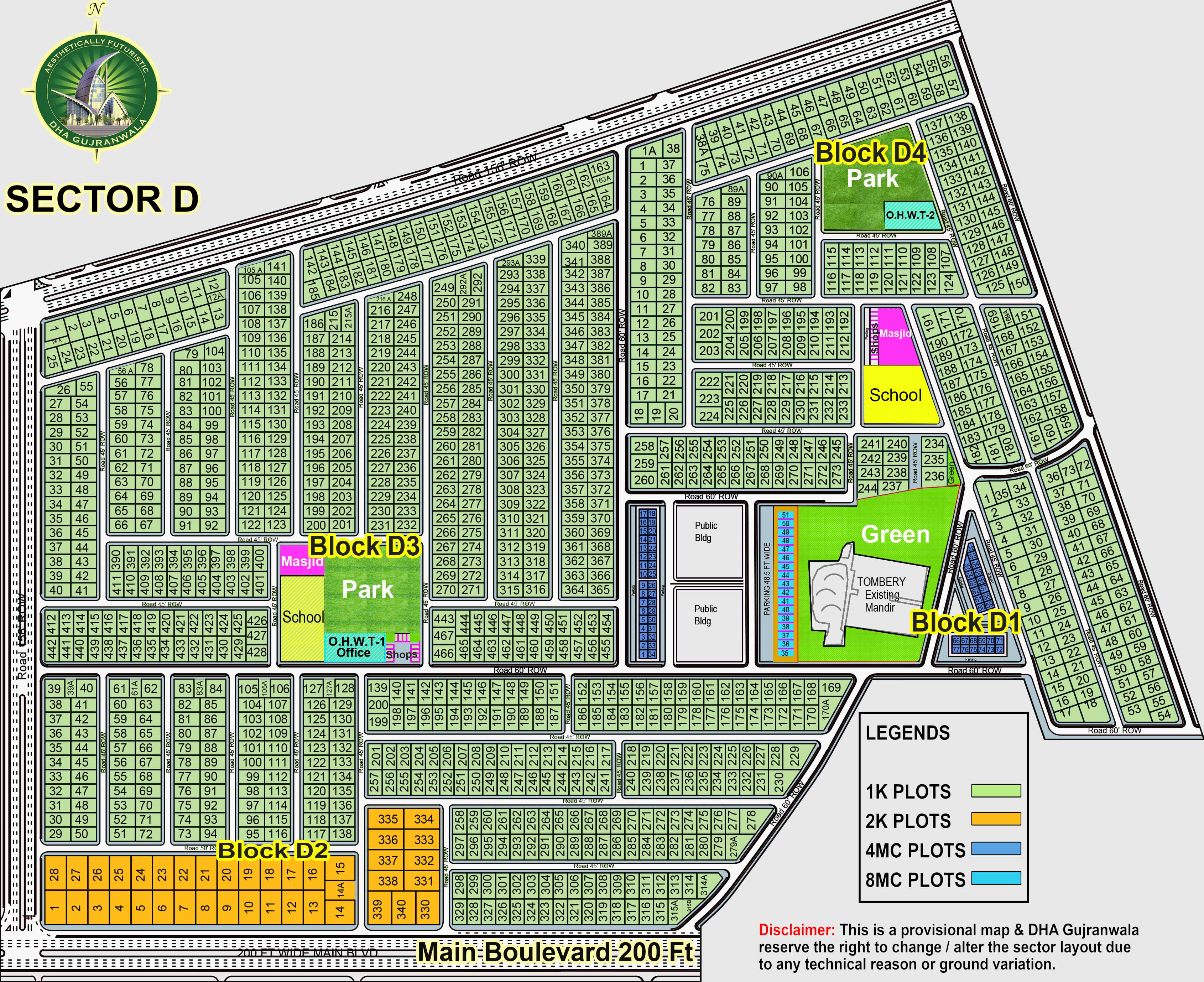DHA Gujranwala Sector D Map: Complete Guide for Investors & Home Buyers
