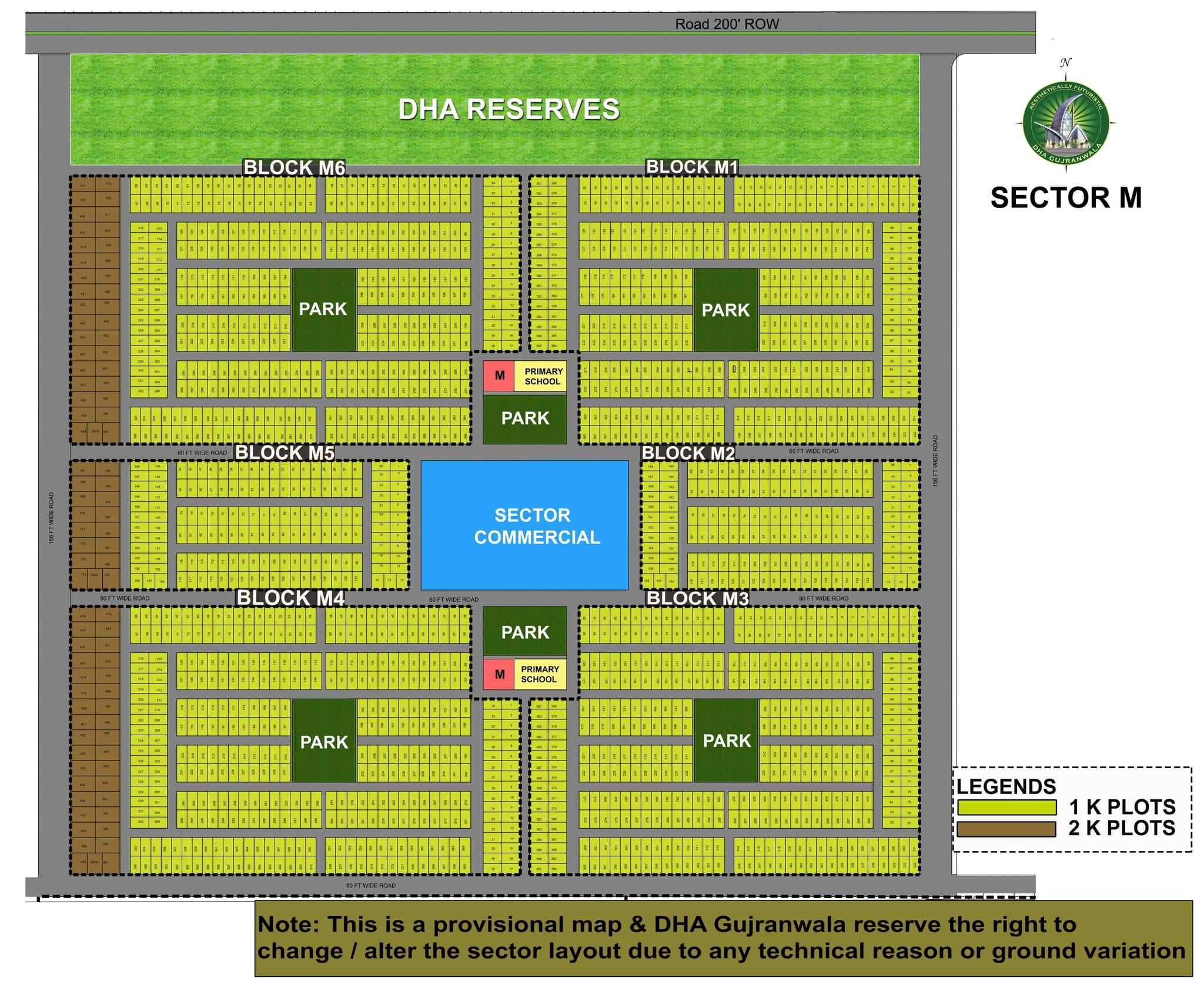 DHA Gujranwala Sector M Map - Complete Guide for Investors & Home Buyers