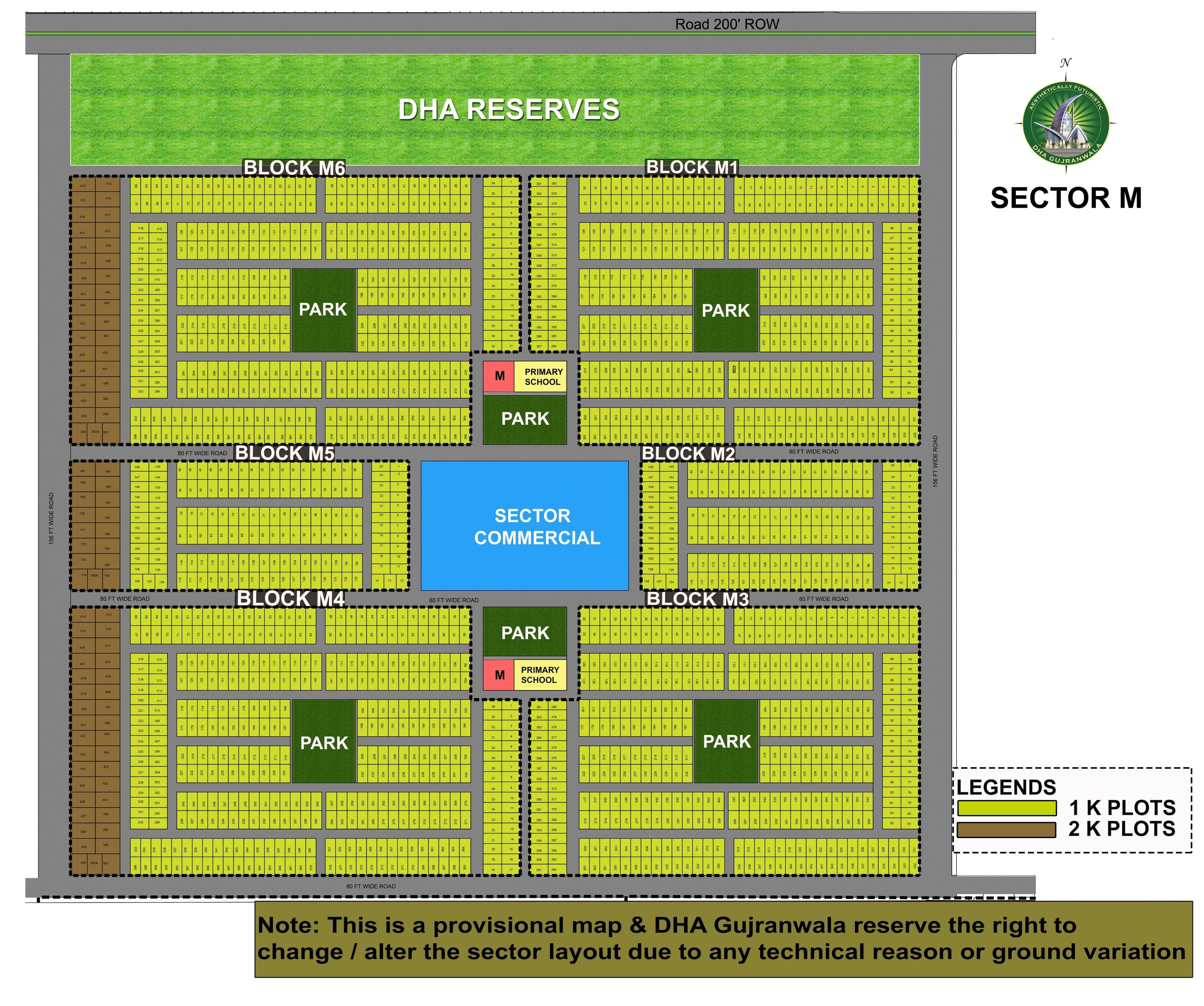 DHA Gujranwala Sector M Map - Complete Guide for Investors & Home Buyers