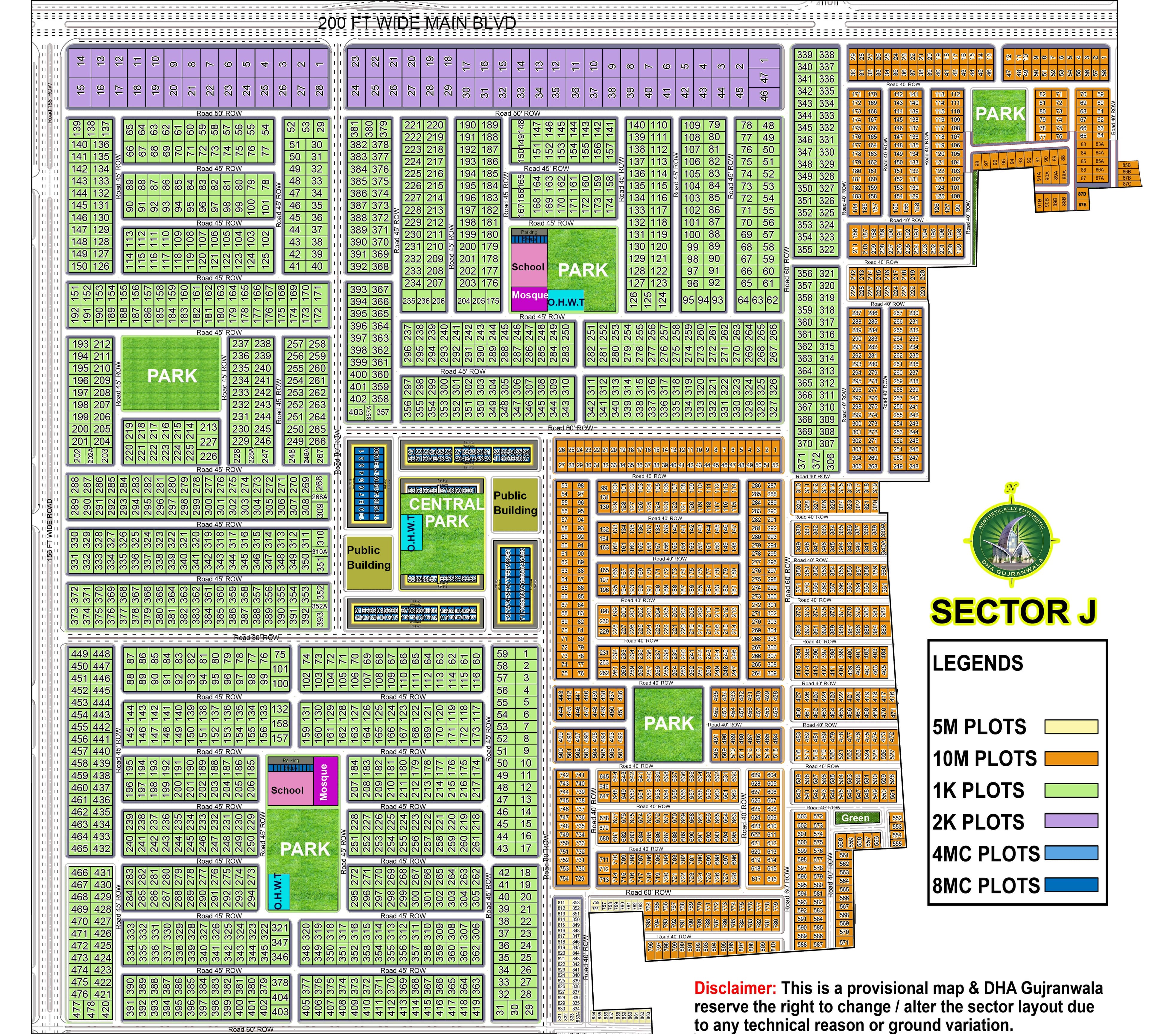 DHA Gujranwala Sector J Map – Complete Guide for Investors & Home Buyers