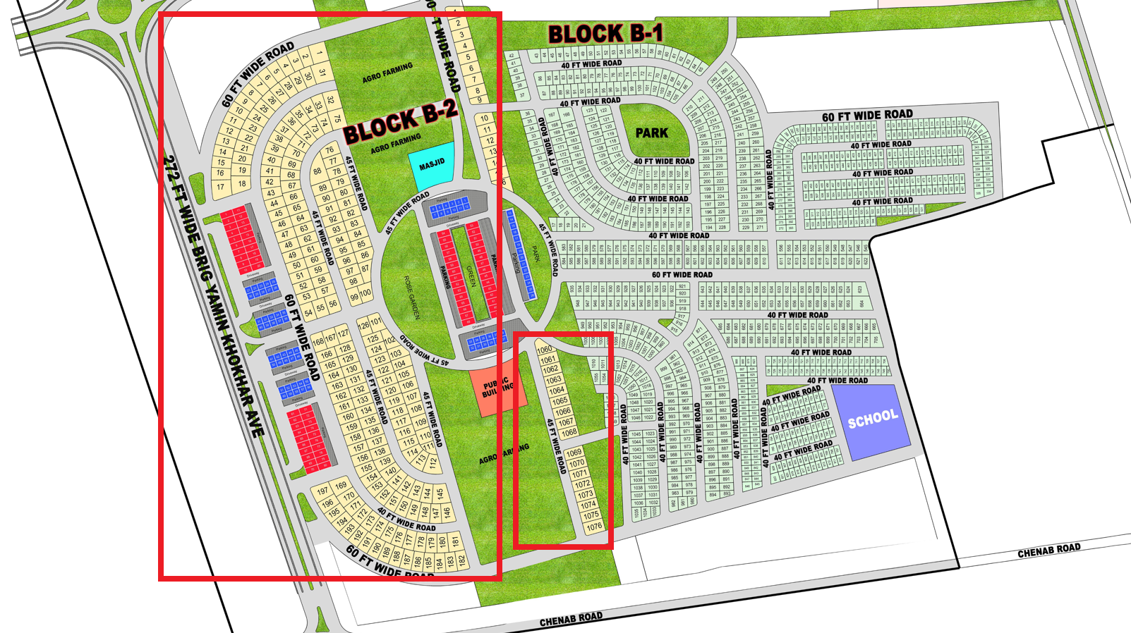 1 Kanal Plot for Sale in Sector B DHA Gujranwala